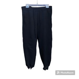 Women’s Jogger Pants High Waist Solid Black